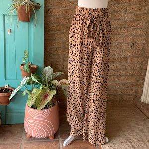 High Waisted Animal Print Pants